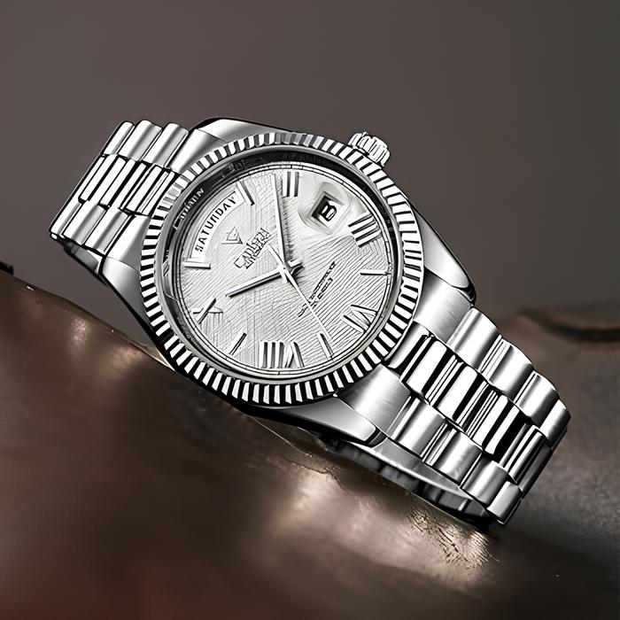 Classic Watch Date Men's Mechanical Watch Japan Automatic Movement Movement Sapphire Glass Waterproof Clock