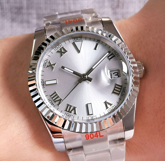 Classic Watch Date Men's Mechanical Watch Japan Automatic Movement Movement Sapphire Glass Waterproof Clock